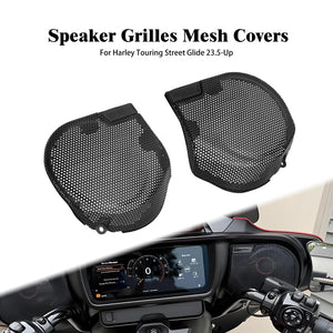 Grilles de Protection Haut-Parleurs 6,5\" en ABS - Harley-Davidson Street Glide FLHXSE 2023 et plus récent – photo 6/6