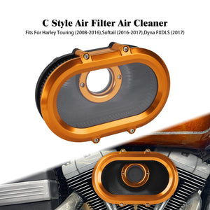 Filtre à Air avec Anneaux Décoratifs Interchangeables - Harley-Davidson Sportster, Dyna, Touring, Softail, Trike – photo 14/26
