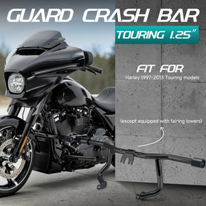 Barre de Protection Moteur 1.25" "Flat-Out" (Crash Bar) - Harley-Davidson Touring 1997-2013 – photo 2/6