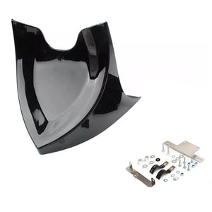 Spoiler avant noir pour Harley-Davidson Softail Deluxe - vue 6