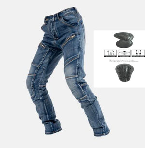 Pantalon Moto Renforcé 4 Genouillères Homme - vue 13