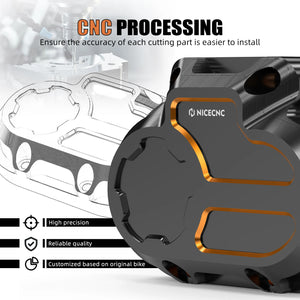 Cache Latéral de Boîte de Vitesses CNC pour Harley Dyna 2006-2017 – photo 3/9