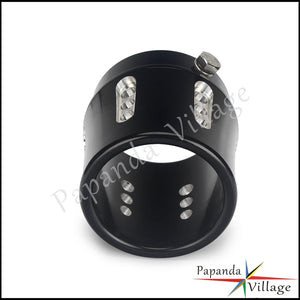Embout d'échappement aluminium noir pour Harley Touring - vue 3