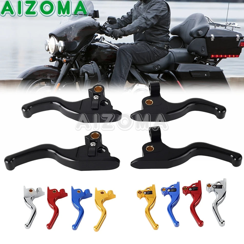 Levier de frein et d'embrayage CNC pour Harley Touring (2008-2013) – photo 1/18