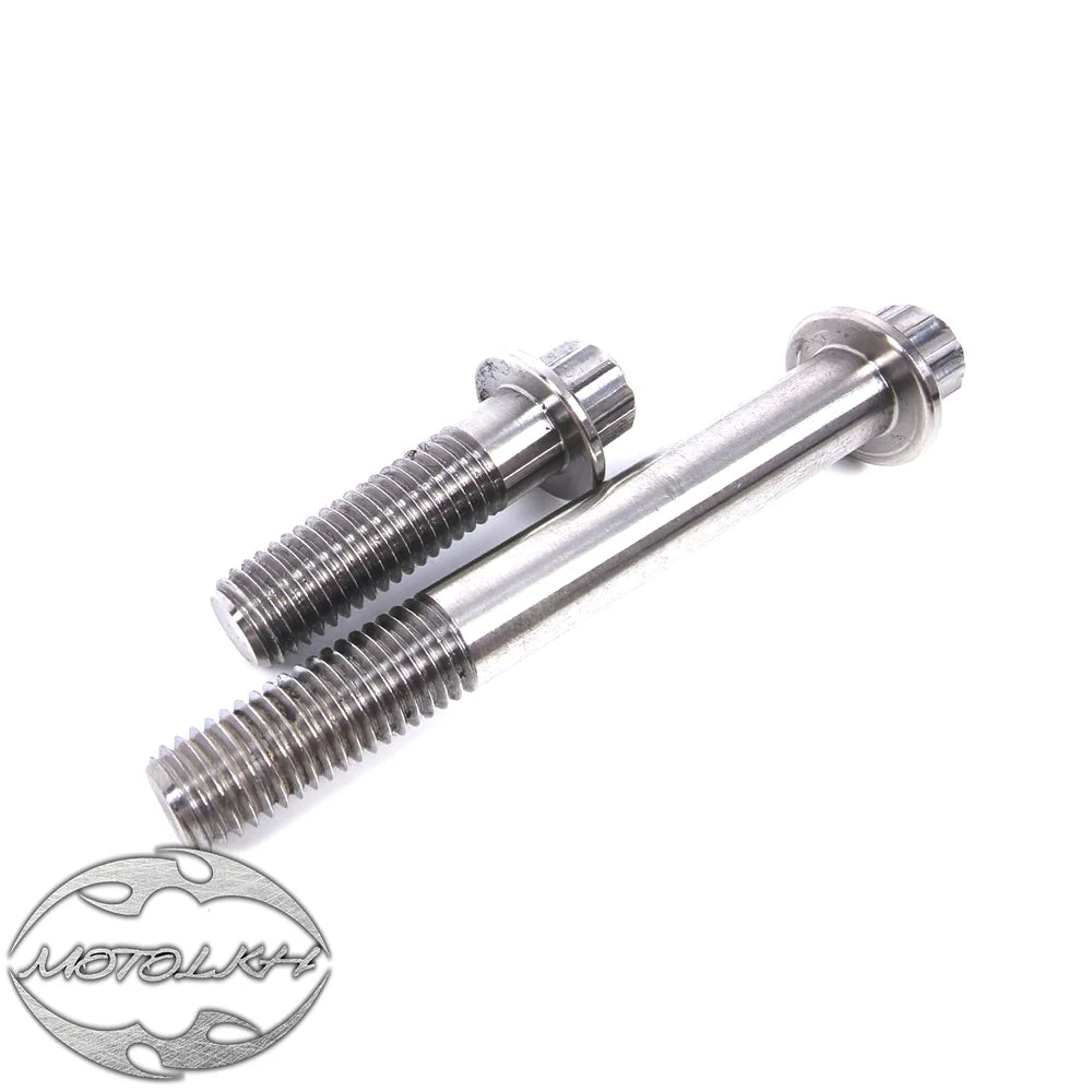 Boulons d'étrier de frein avant en acier inoxydable pour Harley-Davidson Touring, Softail et Sportster