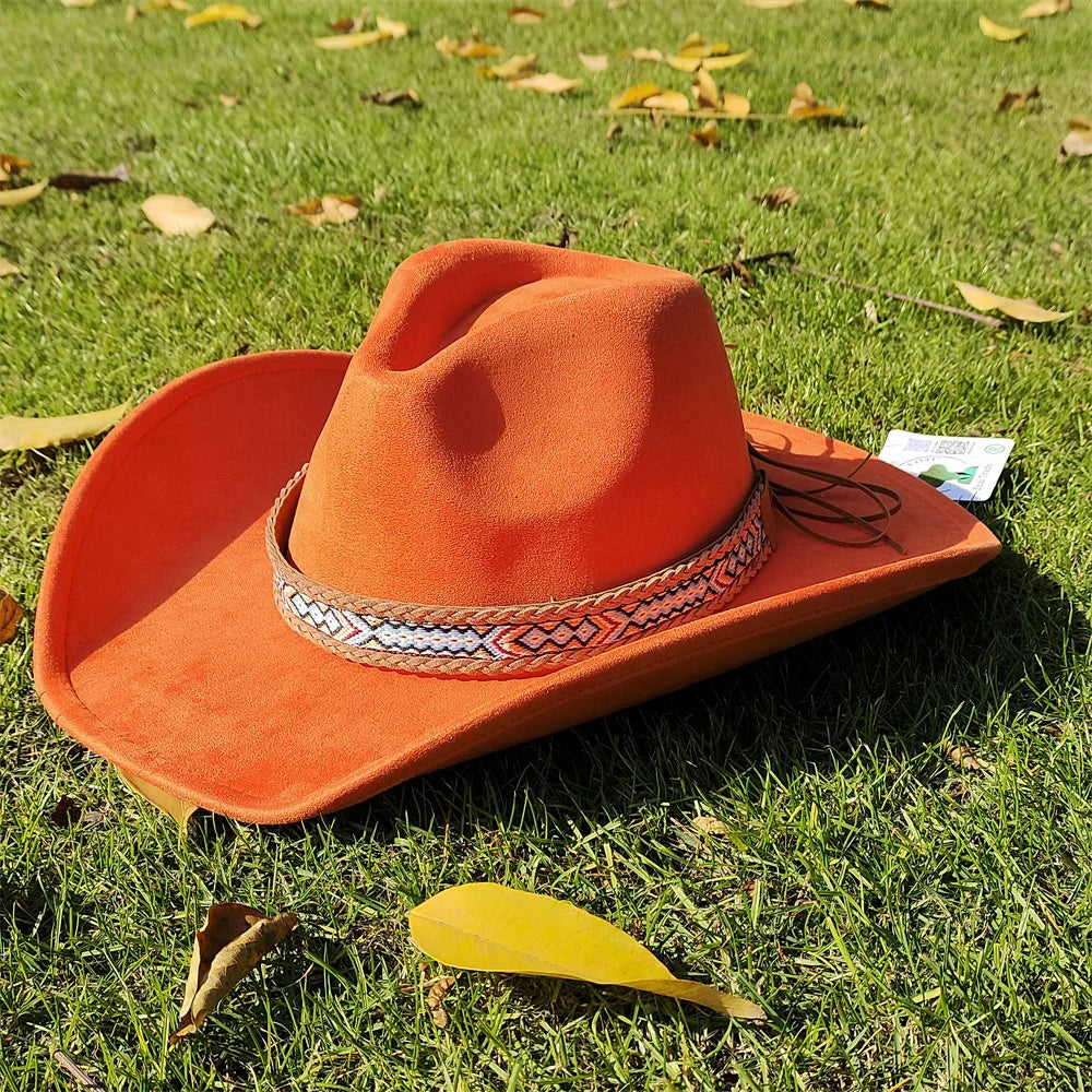 Chapeau cowboy en suédine - vue 11