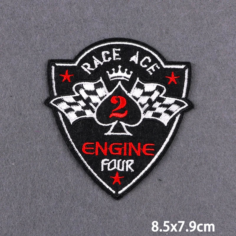 Écusson brodé Live To Ride motard punk à coudre ou repasser sur veste - vue 32