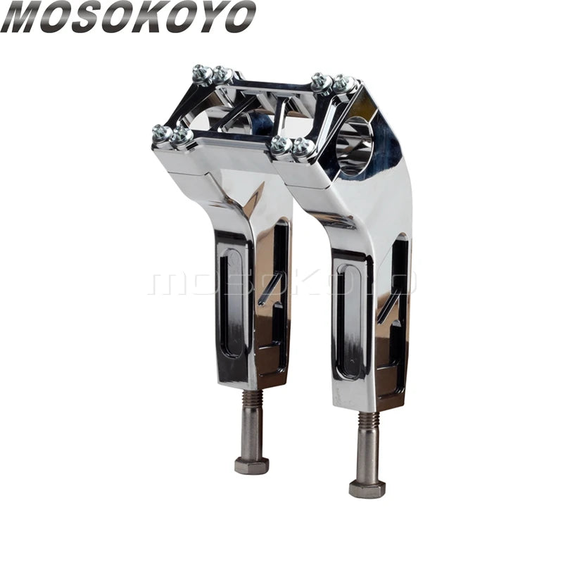 Risers de guidon 1-1/4 pour Harley Dyna Softail Sportster - vue 7