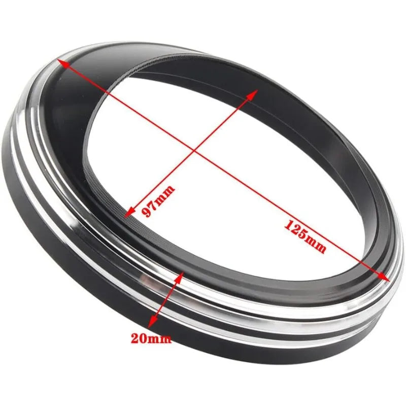 Visière de compteur 5 pouces pour Harley Road King Softail - vue 6
