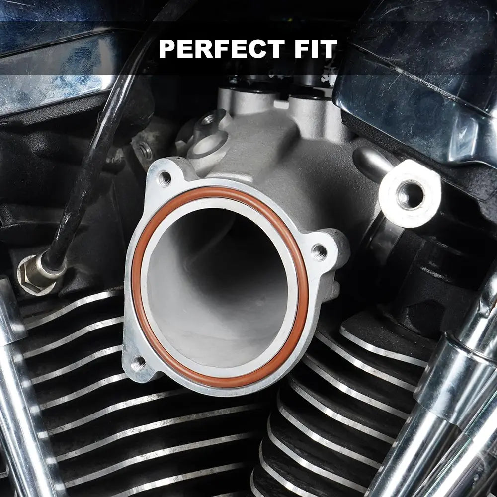 Pipe d'admission 57 mm alu pour Harley M8 - vue 5