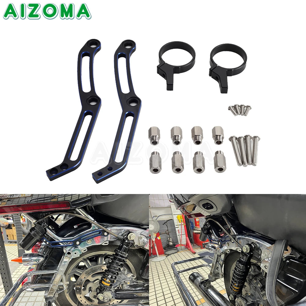 Amortisseur arrière pour Harley-Davidson Touring (2014 et modèles ultérieurs), amortisseurs Ohlins HD 044 et Legends Revo – photo 8/16