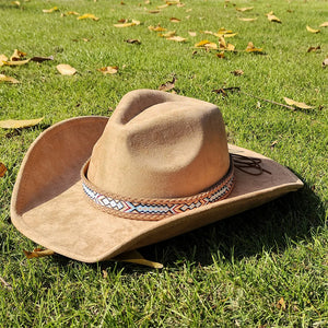 Chapeau cowboy en suédine - vue 23