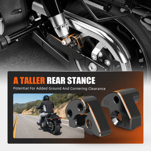 Kit de Rehausse Arrière 2 Positions pour Harley Dyna 2006-2017 – photo 4/6