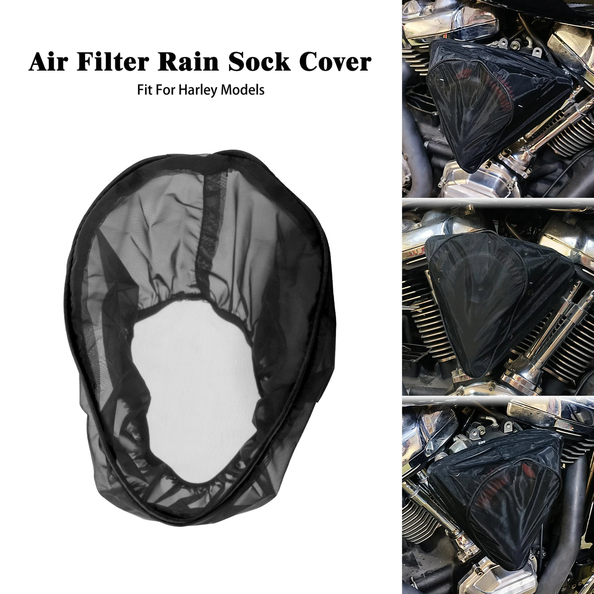 Chaussette de pluie noire pour filtre à air pour Harley Touring Softail 114 117 - vue 13