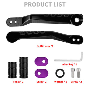 Levier de sélecteur talon-pointe en aluminium pour Harley-Davidson - vue 6