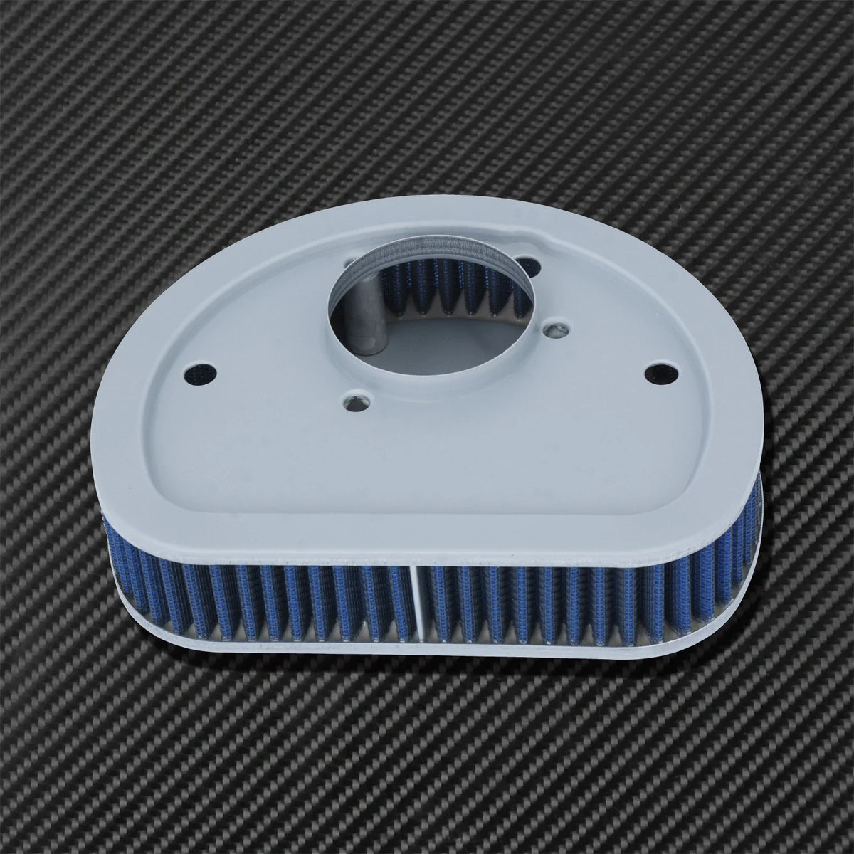 Filtre à air lavable et réutilisable bleu pour Harley-Davidson Softail Breakout, Deluxe, Fat Boy Lo, Touring, Dyna Low Rider – photo 3/7