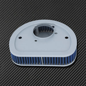 Filtre à air lavable et réutilisable bleu pour Harley-Davidson Softail Breakout, Deluxe, Fat Boy Lo, Touring, Dyna Low Rider – photo 3/7