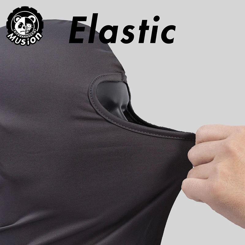 Cagoule moto camouflage en résille respirante - vue 3