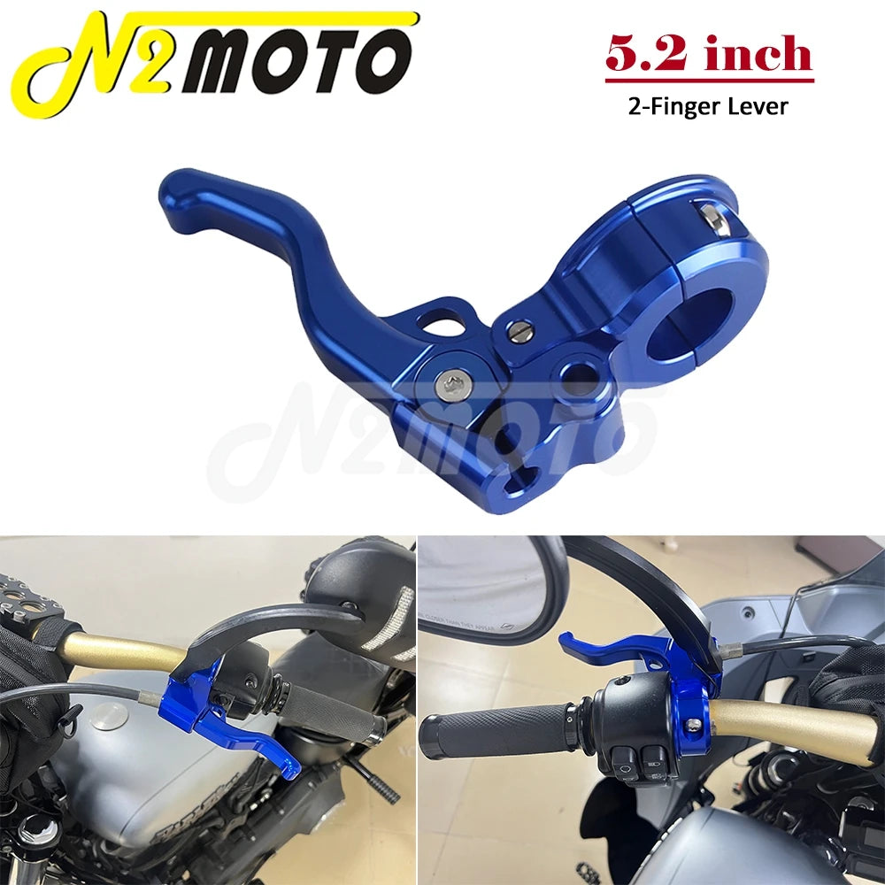 Levier d'embrayage stunt noir pour guidon de Harley - vue 13