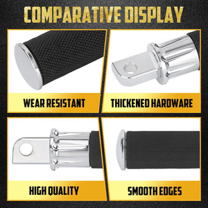 Repose-pieds passager (male mount) - Harley Softail, Touring, Sportster XL 883, 1200, Dyna, Low Rider FL – photo 4/8
