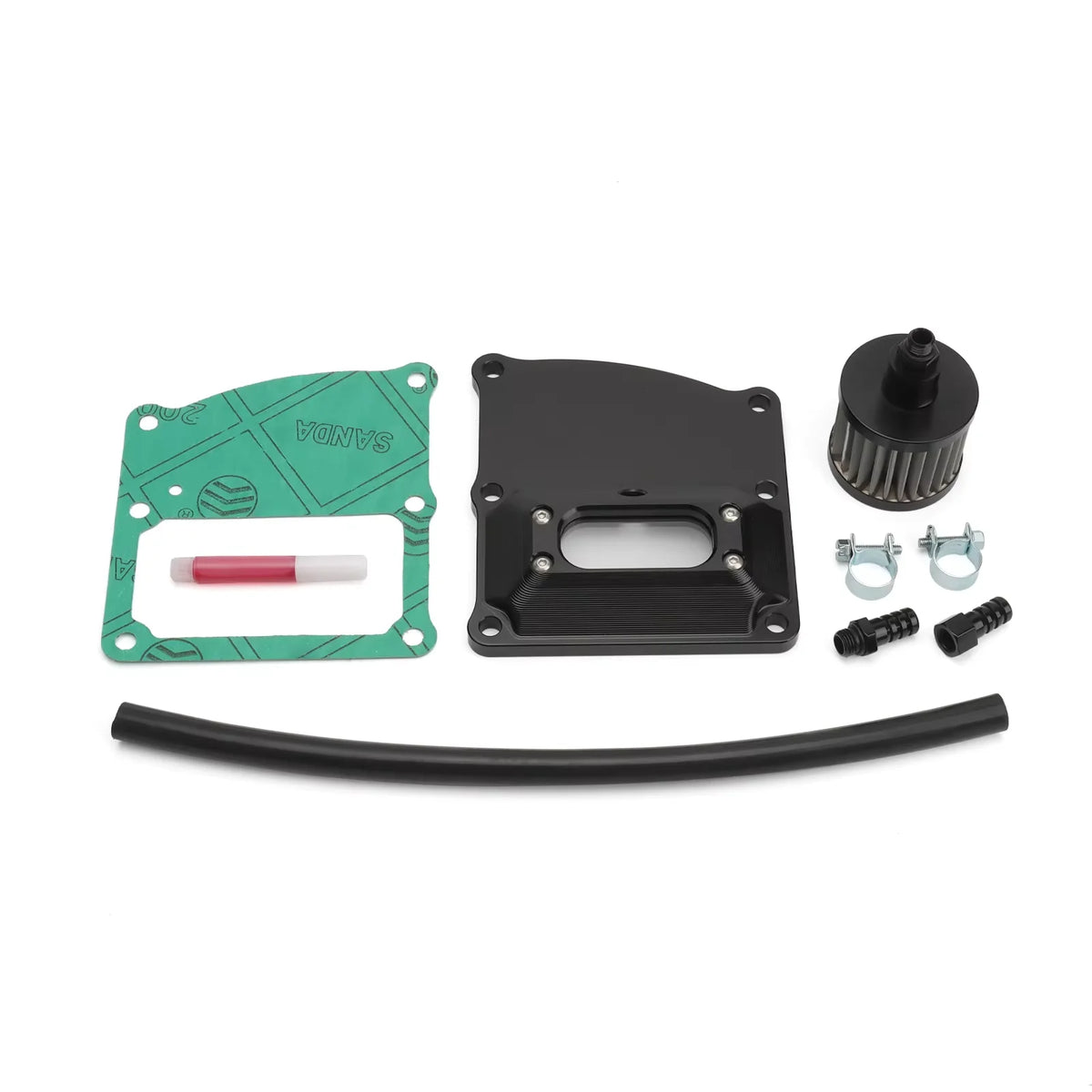 Couvercle de boîte avec filtre reniflard pour Harley Touring et Softail M8 - vue 2