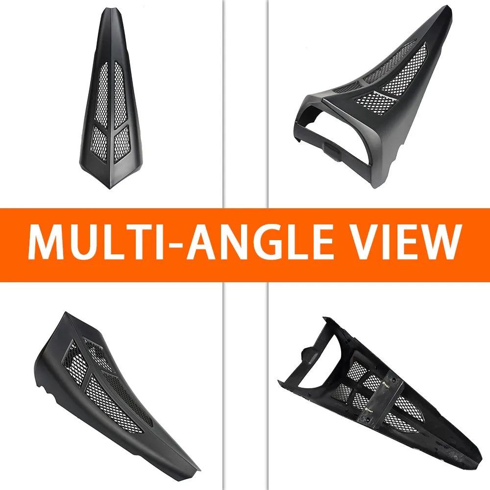 Spoiler menton avant avec grille pour moto Harley Touring - vue 4