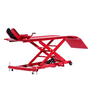 Cric de moto hydraulique 453,6 kg, table élévatrice mobile à 360° pour quad et ATV – photo 6/7