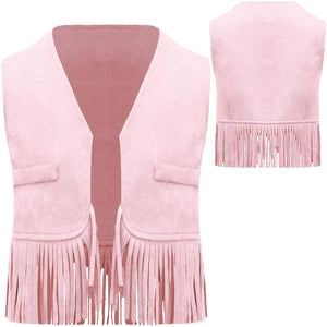 Gilet cowboy enfant à franges - vue 8