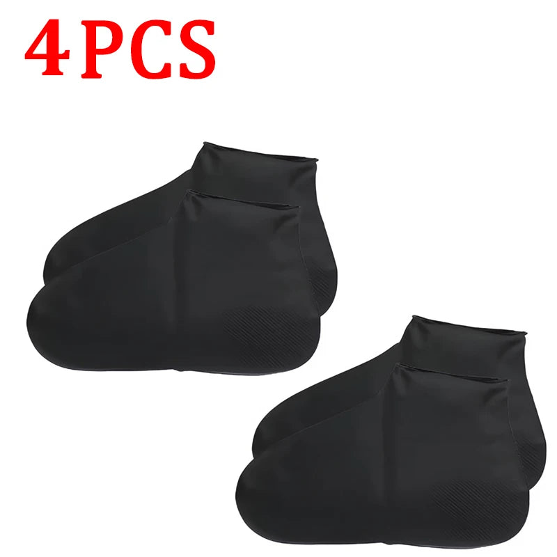 Couvre-chaussures en silicone réutilisables, imperméables et antidérapants - vue 18