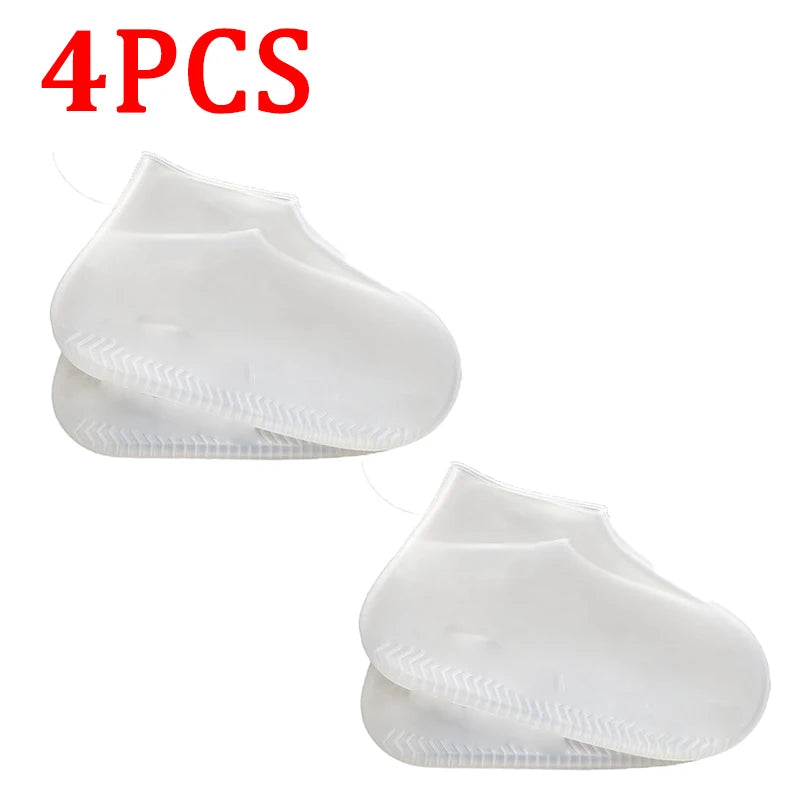 Couvre-chaussures en silicone réutilisables, imperméables et antidérapants - vue 11
