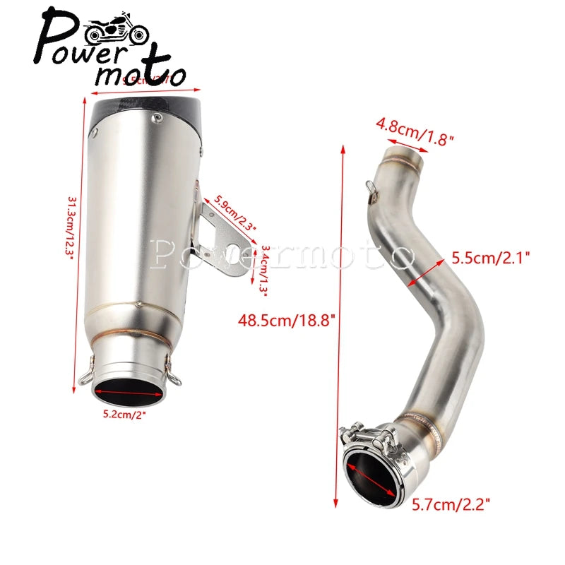 Silencieux slip-on inox et carbone pour Harley Pan America 1250 - vue 3
