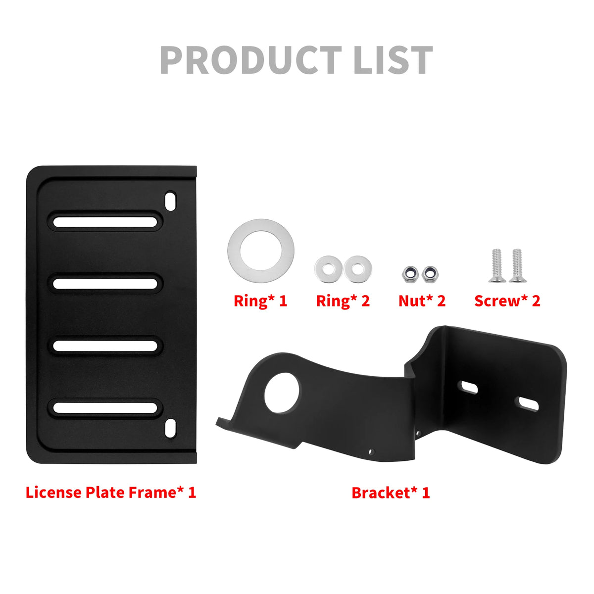 Support de plaque d'immatriculation latéral en aluminium pour Harley-Davidson Nightster RH975/S 2022-2024 – photo 6/6