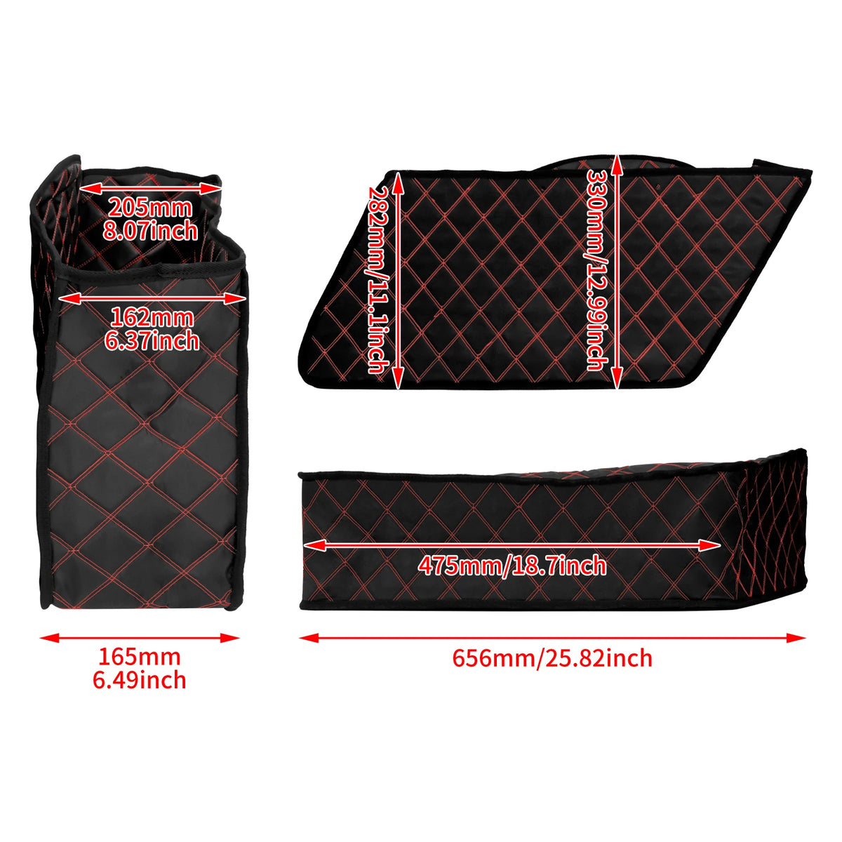 Doublures Renfort pour Fond de Sacoches (2 pièces) - Harley-Davidson Touring 1993-2013 – photo 6/8