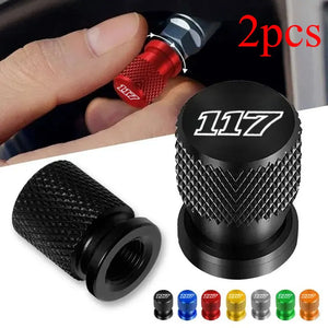 Bouchons de valve 117 pour Harley Softail et Touring CVO - vue 1