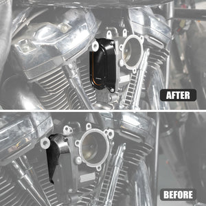 Cache de Corps de Papillon (Throttle Body Cap) Aluminium - Harley-Davidson Street Glide, Road King, Road Glide – photo 3/9