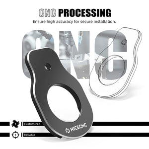 Support de Déport du Contacteur d'Allumage CNC pour Harley Street Glide, Road King, Electra Glide – photo 4/10
