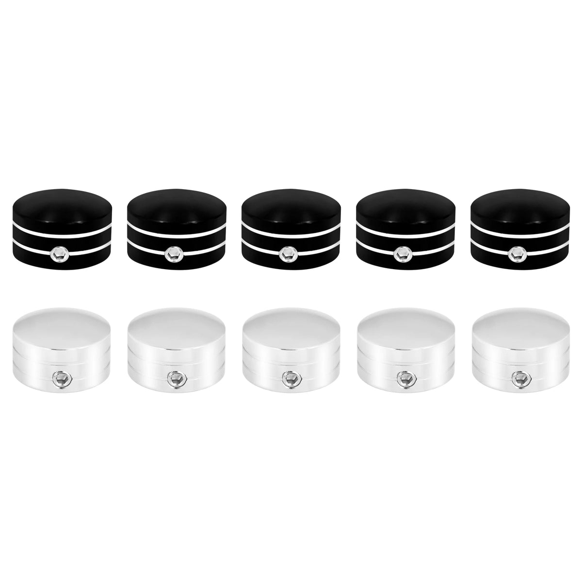 Caches de boulons de couronne pour Harley Sportster et Softail - vue 3