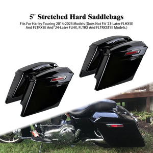 Sacoches Rigides Étirées 5 pouces - Harley-Davidson Touring 2014-2024 – photo 1/8