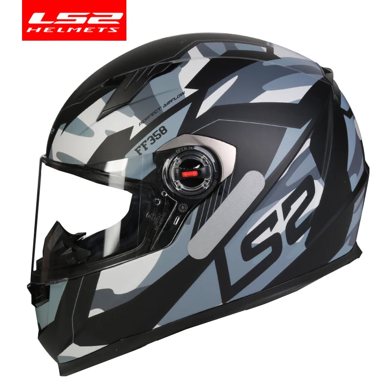 Casque intégral LS2 FF358 noir - vue 5