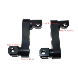 Kit de fixation repose-pieds passager 360° highway pour Harley-Davidson Touring, Softail – photo 3/6