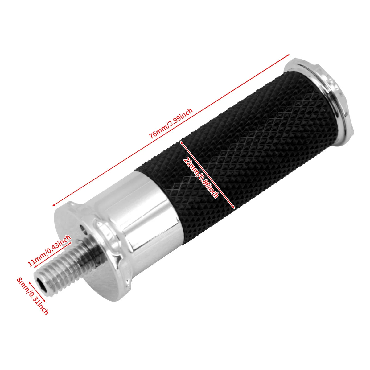 Embout de sélecteur de vitesse noir pour Harley-Davidson - vue 6