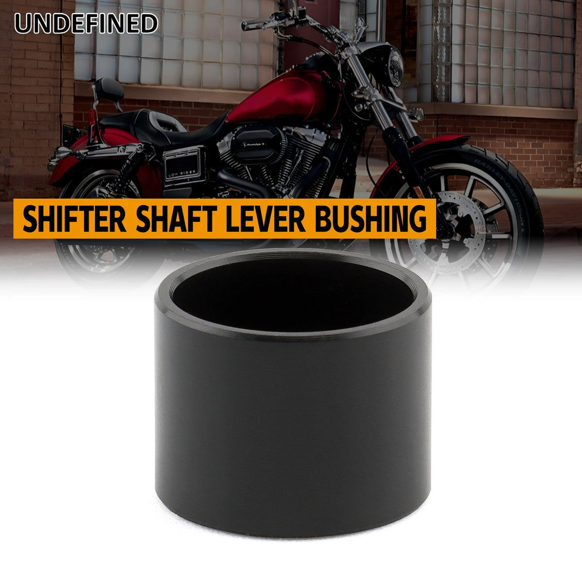 Bague noire d'axe de sélecteur de vitesses pour moto Harley-Davidson - vue 1