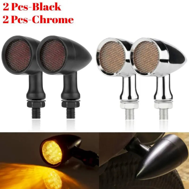 Clignotant LED obus à grille pour Harley Touring Softail Dyna - vue 7