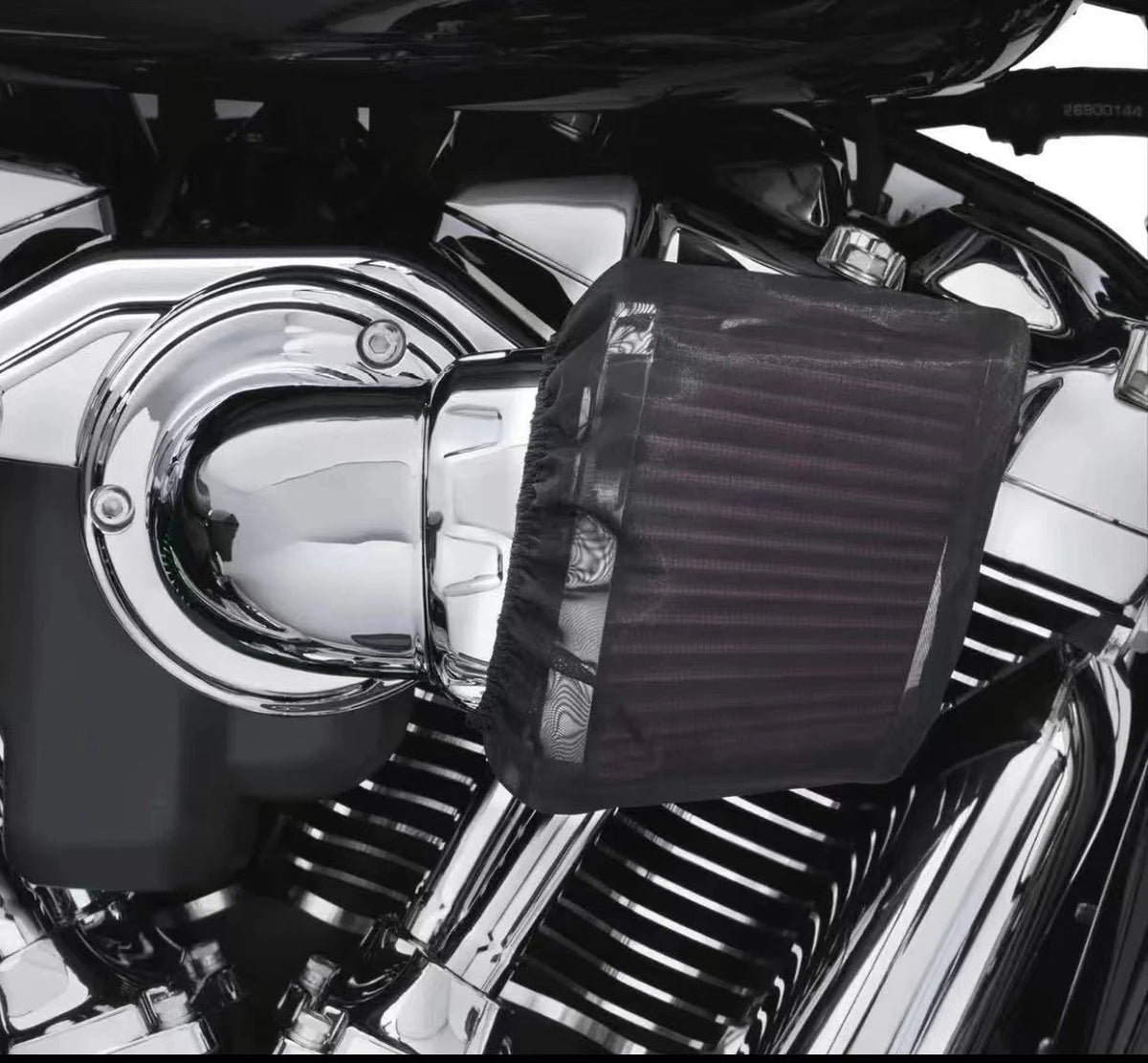 Housse anti-pluie de filtre à air pour Harley Touring Softail Dyna - vue 1