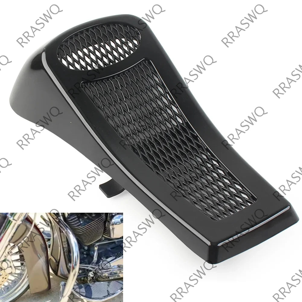 Spoiler avant / bavette de radiateur double ventilation - Harley-Davidson Softail 2000-2017 – photo 2/5