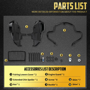 Kit de fixation de carénage bas pour moto Harley-Davidson - vue 7
