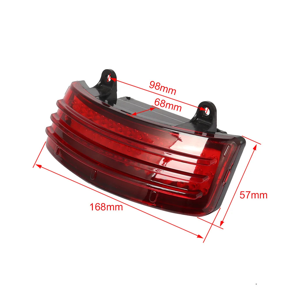 Feu de garde-boue LED tri-bar pour Harley Touring - vue 7
