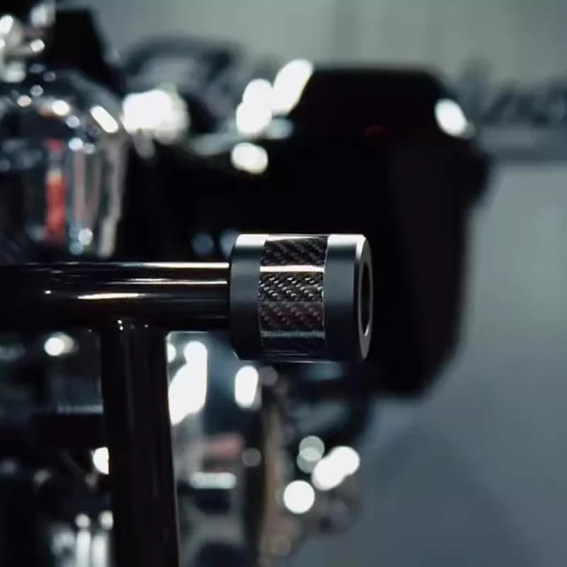 Embouts de Barre de Protection (Crash Bar End Cap) Carbone - Harley-Davidson Touring & Softail – photo 2/14