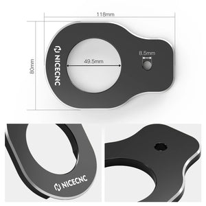 Support de Déport du Contacteur d'Allumage CNC pour Harley Street Glide, Road King, Electra Glide – photo 6/10