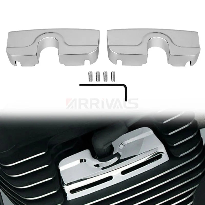 Caches de vis de culasse chromés pour Harley Twin Cam - vue 1